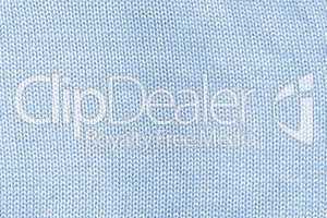 Cyan knitted cotton mesh