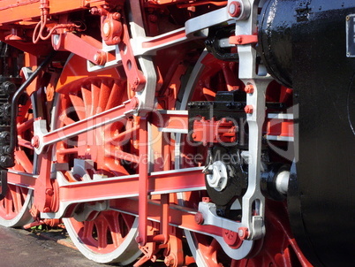 alte Dampflokomotive Details