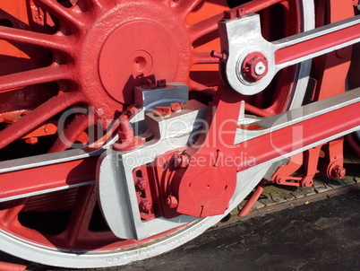 alte Dampflokomotive Details