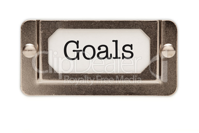 Goals File Drawer Label