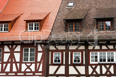 Fachwerkhäuser, half-timbered houses