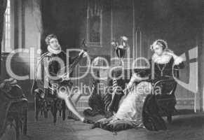 Mary Stuart and Chatelar romance scene