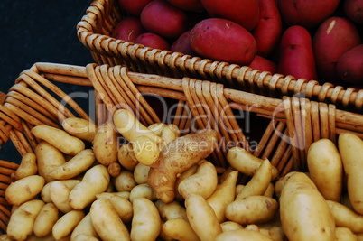 red and white new potatoes