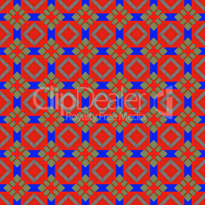 red and blue holiday pattern