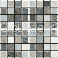 grey and brown 3d structure tiles pattern