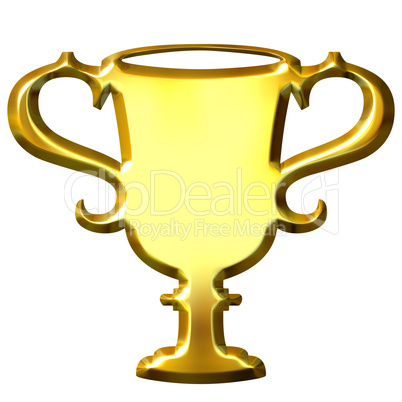 3D Golden Trophy