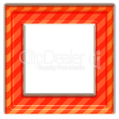 square orange frame