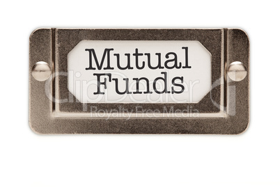 Mutual Funds File Drawer Label