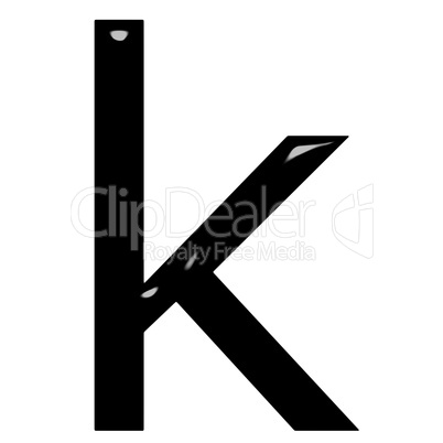 3d letter k