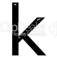 3d letter k