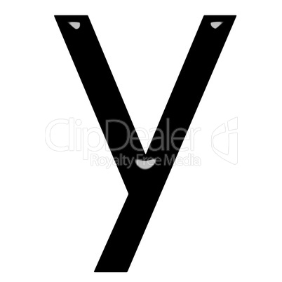 3d letter y