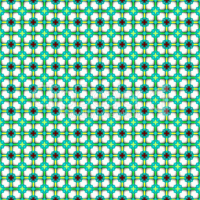 festive flower pattern