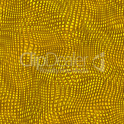 grunge golden fishnet pattern