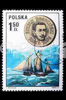 Poland - CIRCA 1973: A stamp Stefan Rogozinski