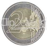 Uncirculated 2 Euro new map