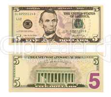 5 Dollar Bill