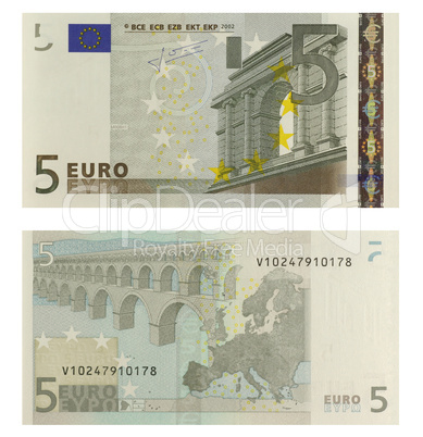 5 Euro Banknote