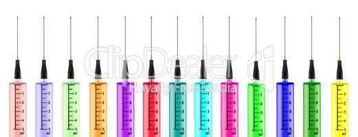 Colorful Syringes