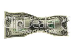 Crumpled Dollar Bill