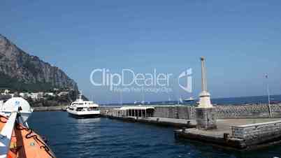 Hafeneinfahrt, Capri, Italien