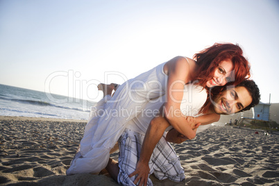 Young Couple at the Beach