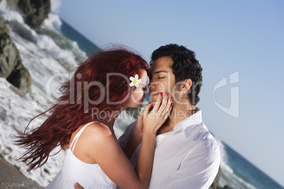 Romantic Couple at the beach