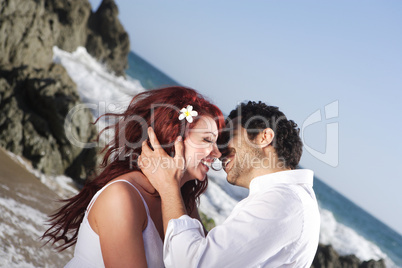 Romantic Couple at the beach