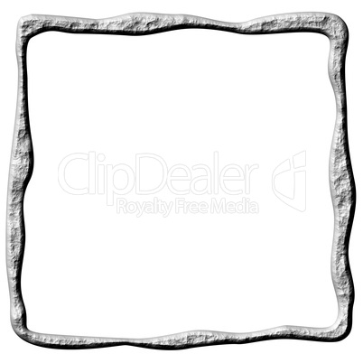 3D Abstract Stone Frame