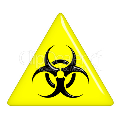 3D Biohazard Sign