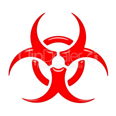 3D Biohazard Symbol