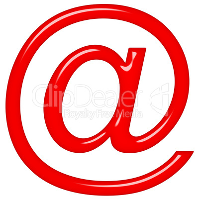 3D Email Symbol