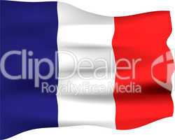 3D Flag of France