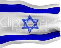 3D Flag of Israel