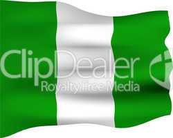 3D Flag of Nigeria