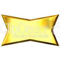 3D Golden Banner