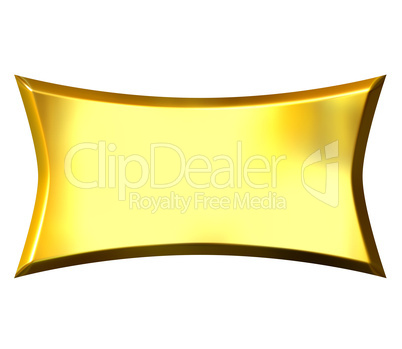 3D Golden Banner