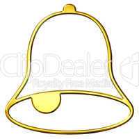 3D Golden Bell
