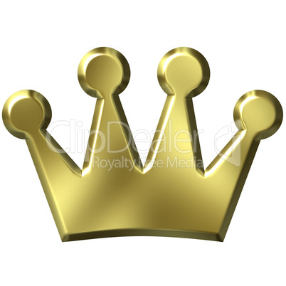 3D Golden Crown