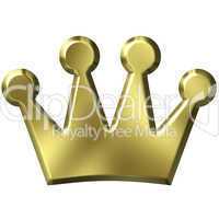 3D Golden Crown