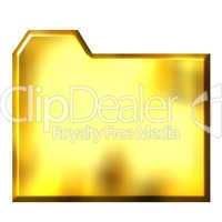 3D Golden Folder