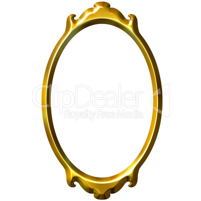 3D Golden Frame