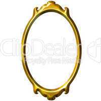 3D Golden Frame