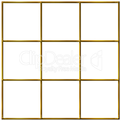 3D Golden Grid