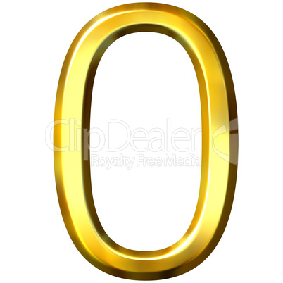 3d golden number 0