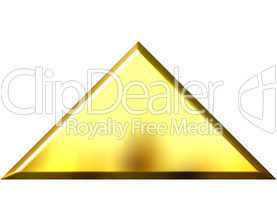3D Golden Pyramid