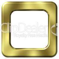 3D Golden Square Frame