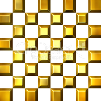 3D Golden Tiles