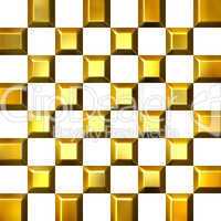 3D Golden Tiles