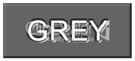 3d Grey Badge