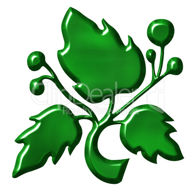 3D Leaf Ornament